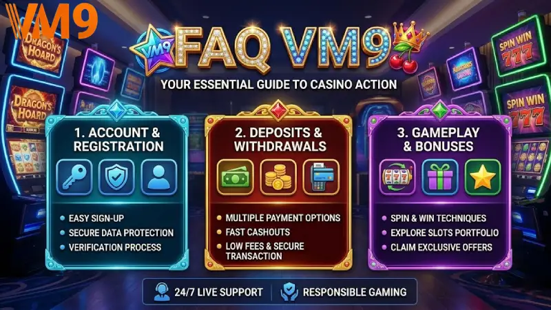 FAQ VM9 Answers to Account, Payout & Bonus Queries 2026