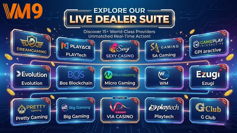 Overview of Elite International Casino Lobbies Available on VM9